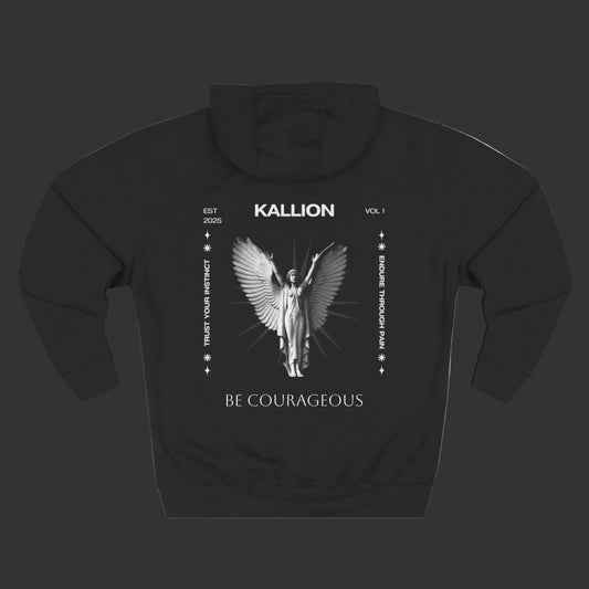 Three-Panel Fleece Hoodie