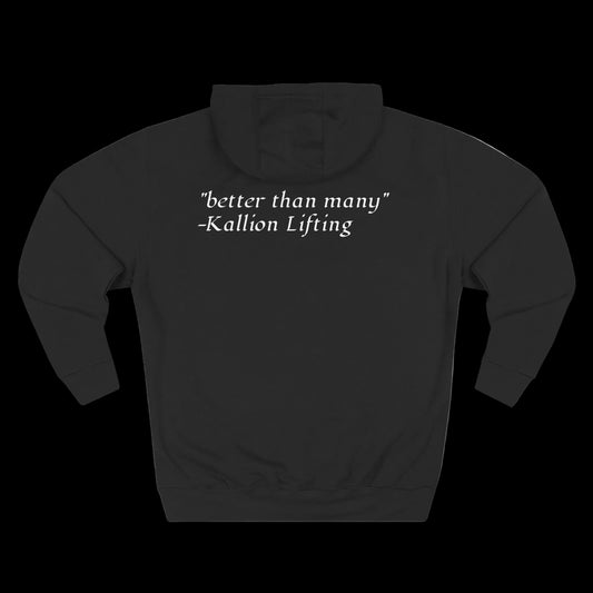 Kallion "Better than many" hoodie